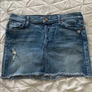 Vintage 7 Jeans Denim Skirt